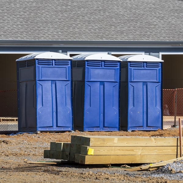 are there any restrictions on where i can place the porta potties during my rental period in Gail